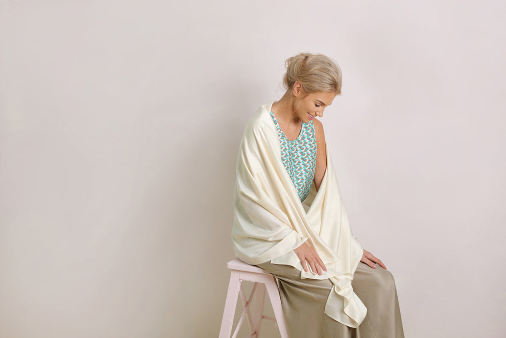 Mulberry Silk Scarves, Wraps and Hijabs