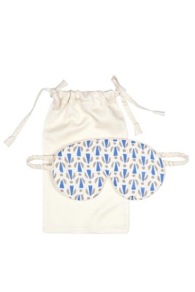 Mulberry Silk Eye Mask - Blue Grey