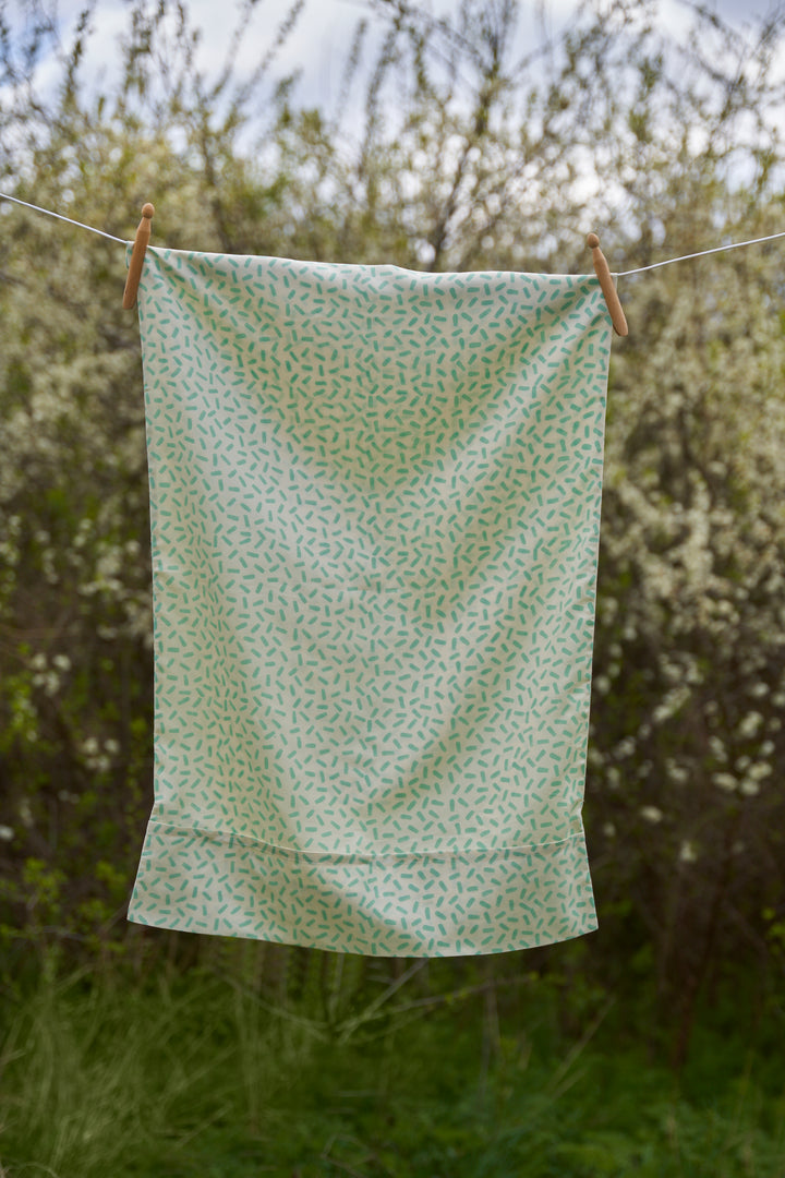 Mulberry Silk Pillowcase Kingsize 51cm x 91cm Leh Sage