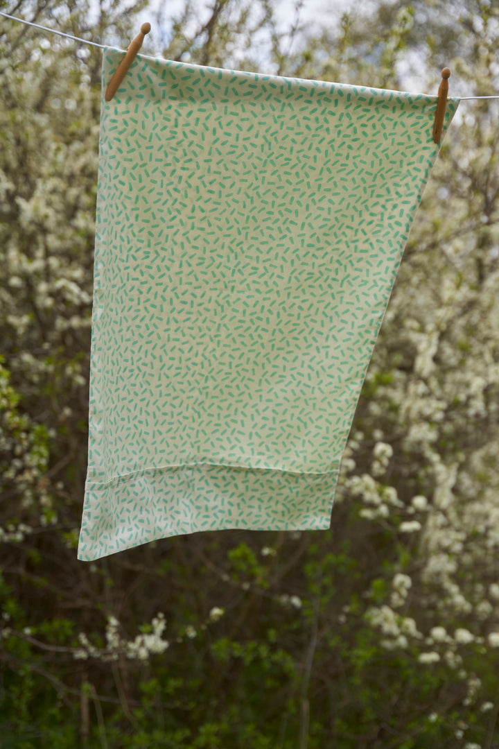 Ooty Sage Mulberry Silk Pillowcase Queensize/Standard 51cm x 76cm