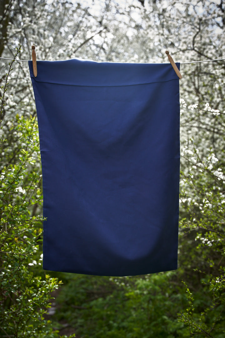 Mulberry Silk Pillowcase Kingsize 51cm x 91cm Midnight Navy