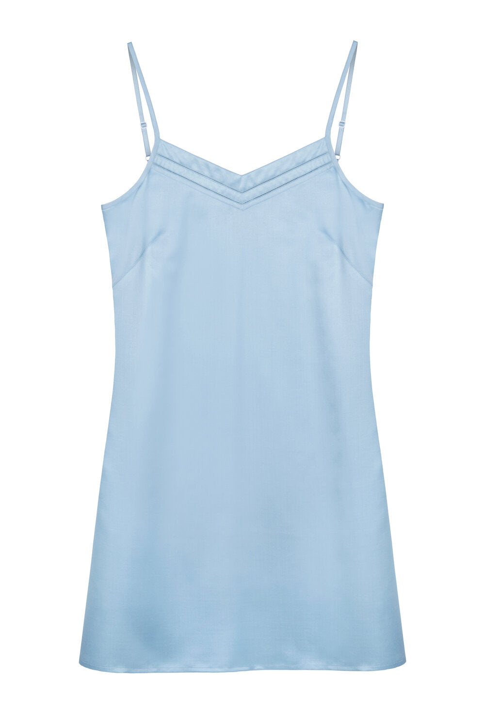 Mulberry Silk Nightdress - Andaman Blue