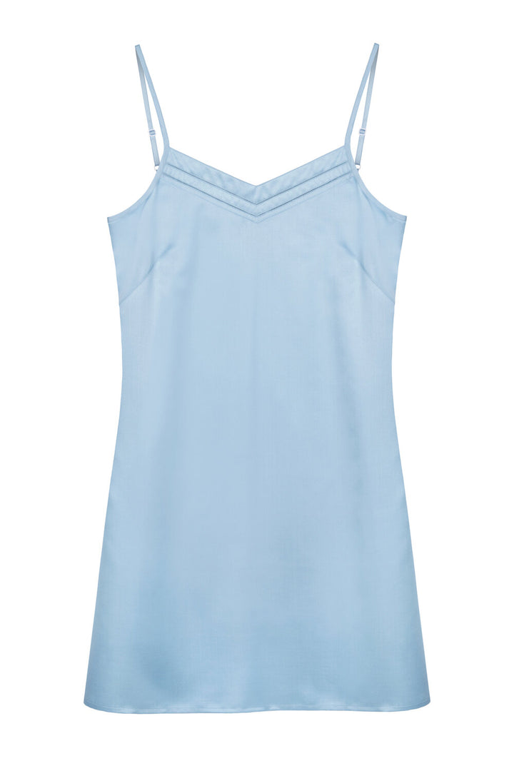 Mulberry Silk Nightdress - Andaman Blue