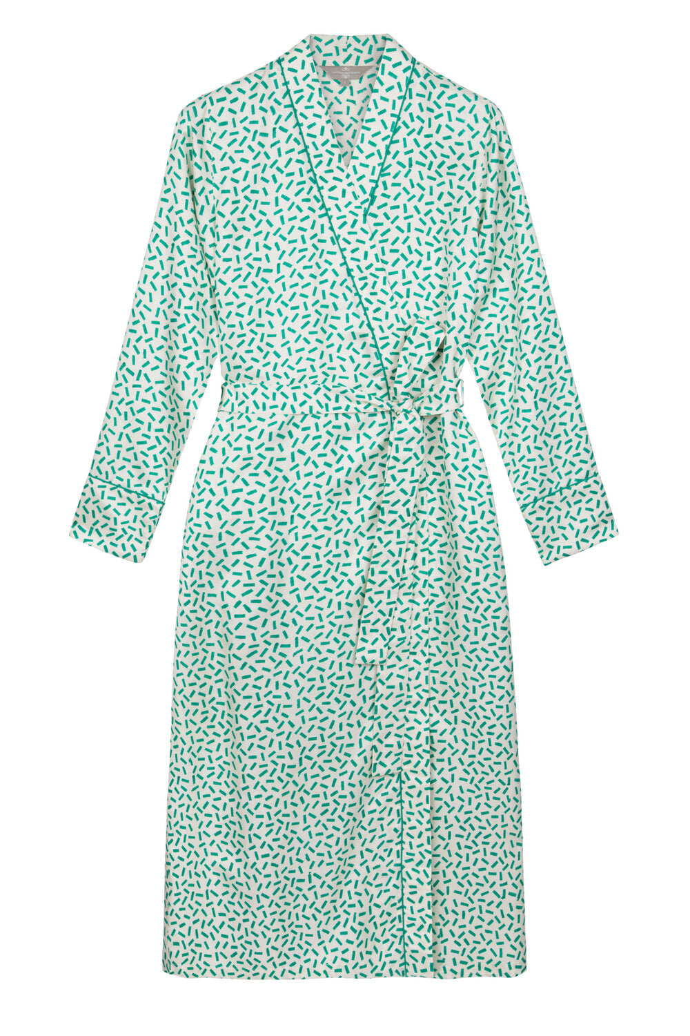 Mulberry Silk Robe - Andaman Green