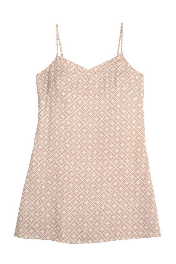 Mulberry silk nightdress Leh Blush