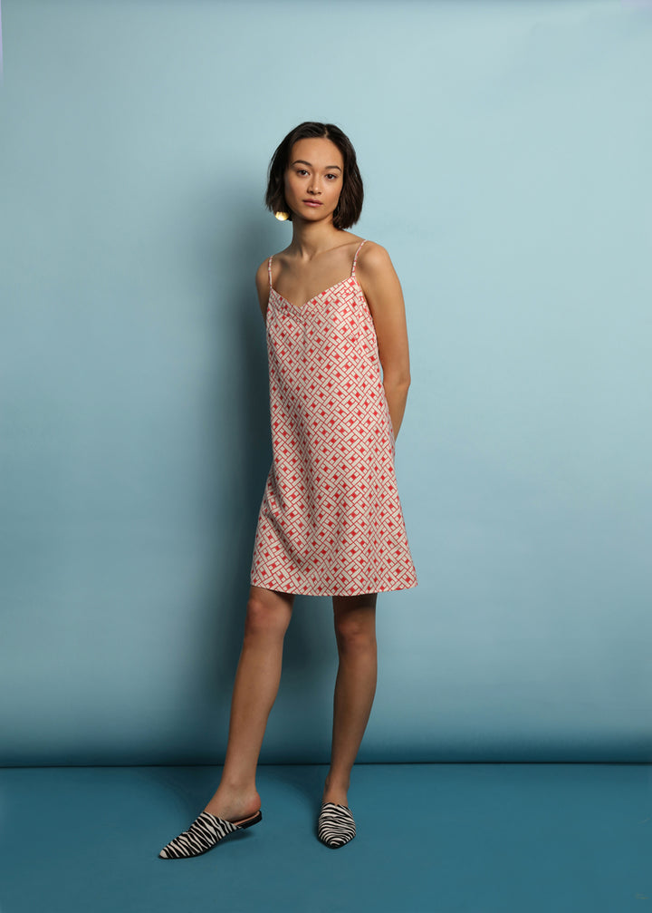 Mulberry silk nightdress - Leh Scarlet