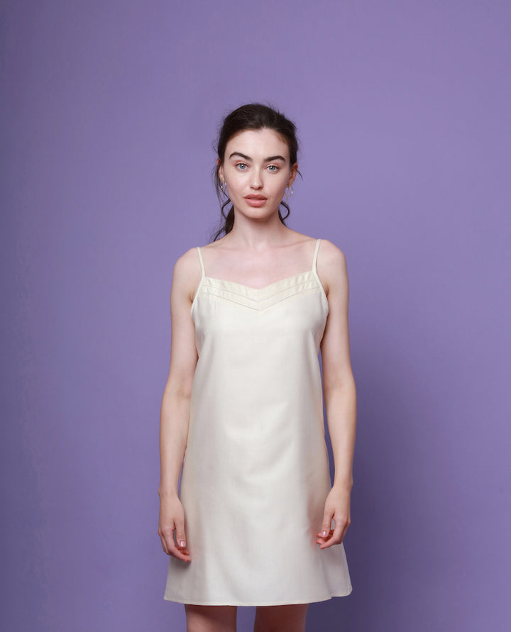 Mulberry Silk Nightdress- Natural Ivory