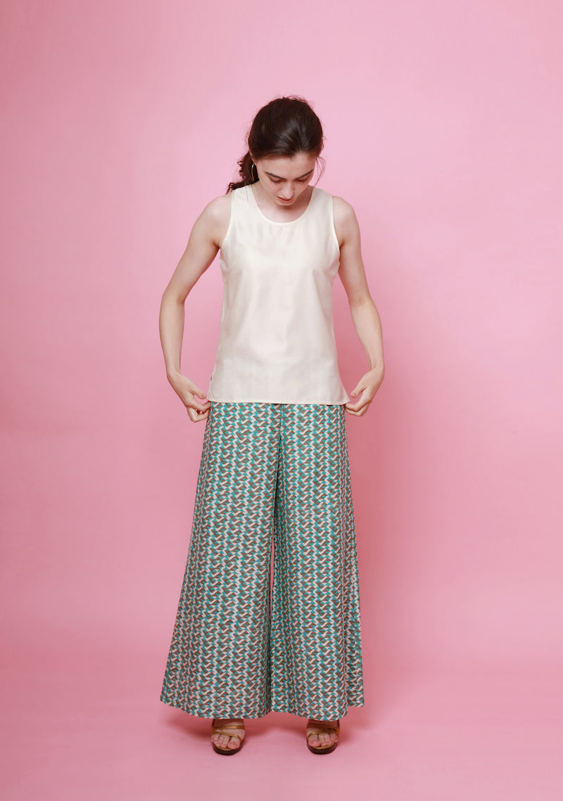 Mulberry Silk Top - Ivory Natural