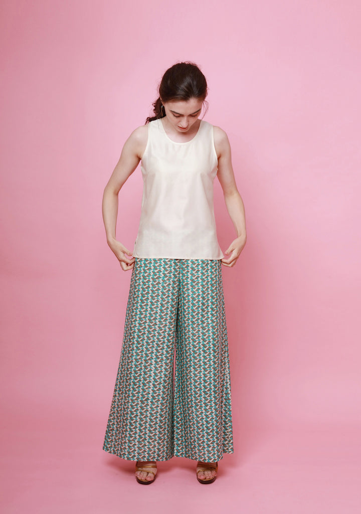 Mulberry Silk Top - Ivory Natural