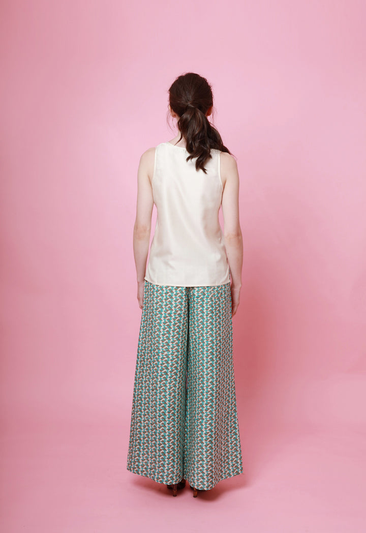 Mulberry Silk Top Reverse- Natural