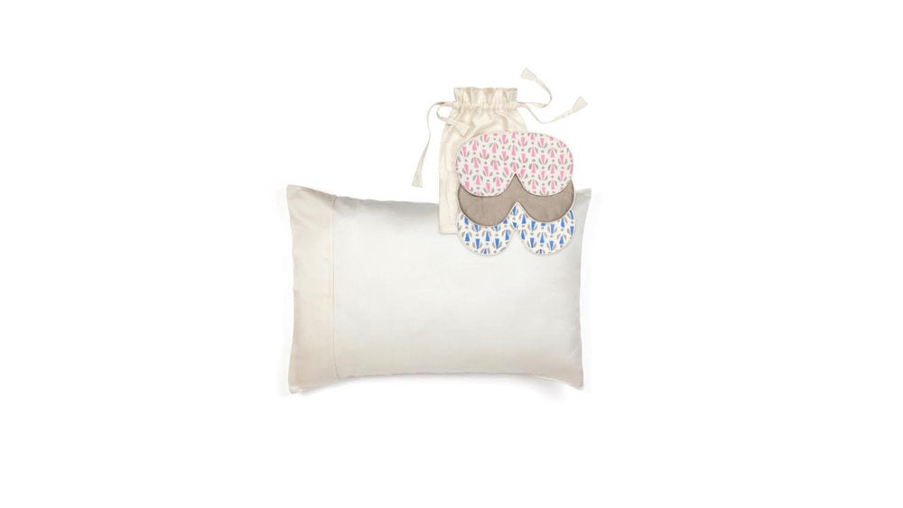 Mulberry Silk Pillowcase & Eye Mask Set
