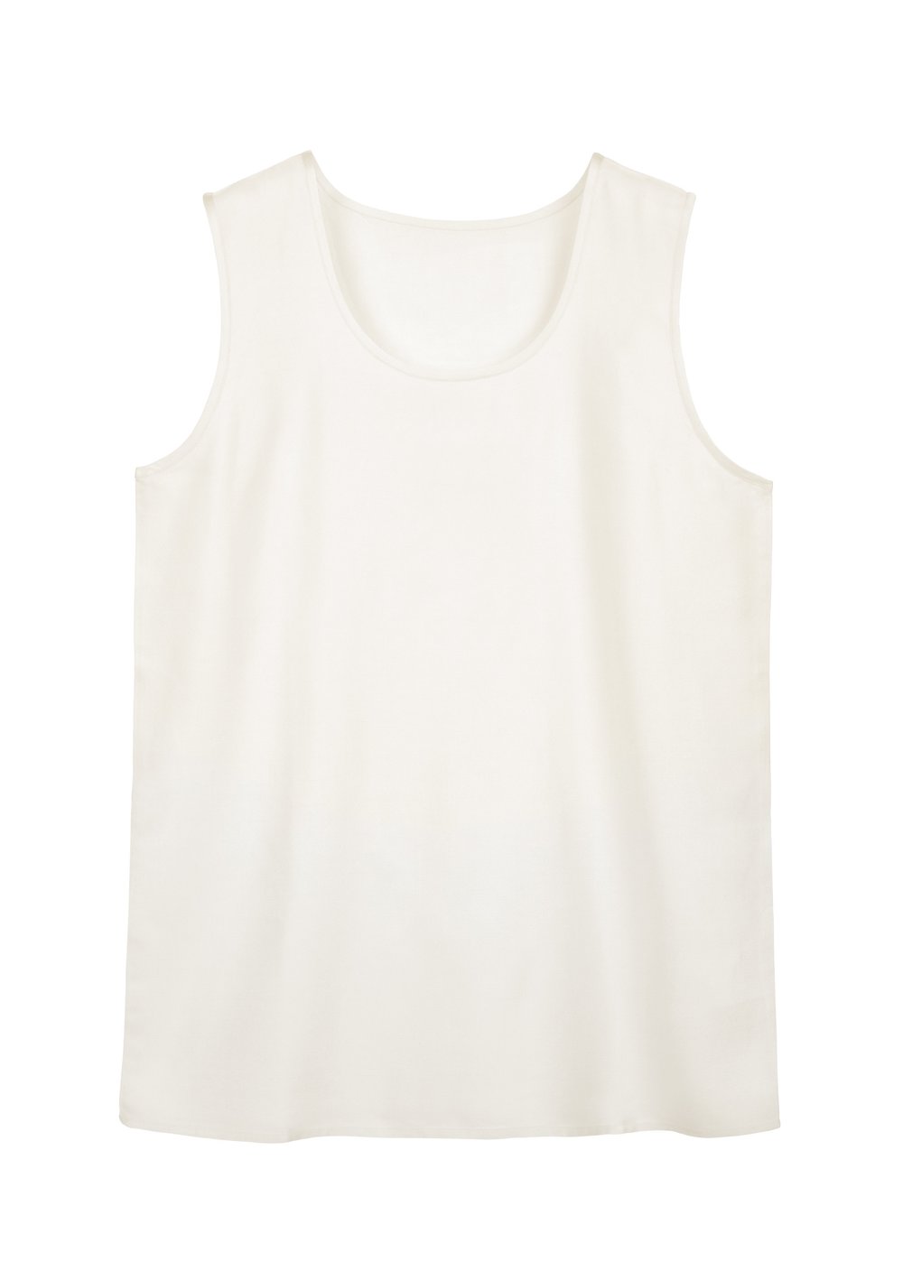 Luxury Mulberry Silk Top - Natural Ivory