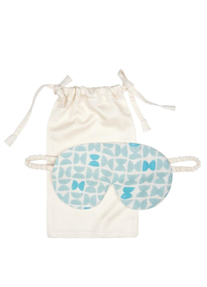 Mulberry Silk Eye Mask - Varanasi Blue