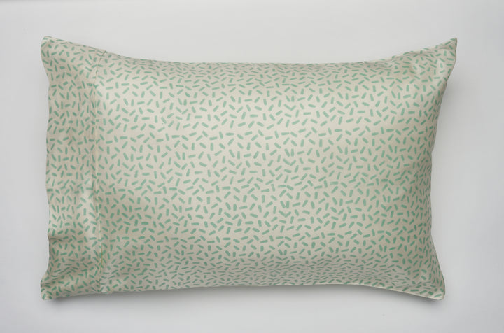 Mulberry Silk Pillowcase Kingsize 51cm x 91cm Leh Sage