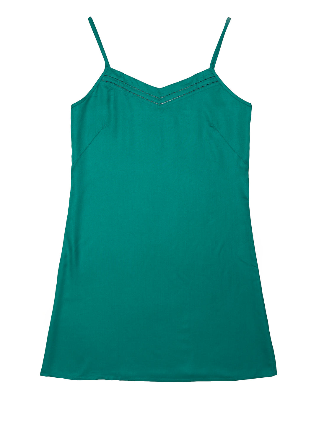 Mulberry Silk Nightdress/ Slip -Emerald Green