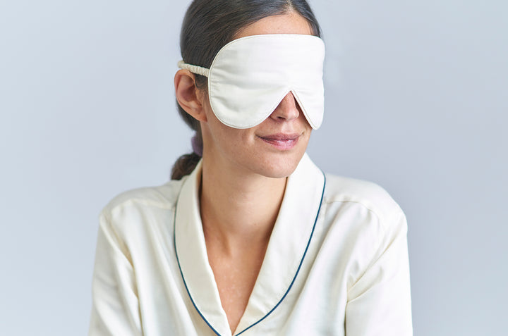 Mulberry Silk Eye Mask - Pure Ivory