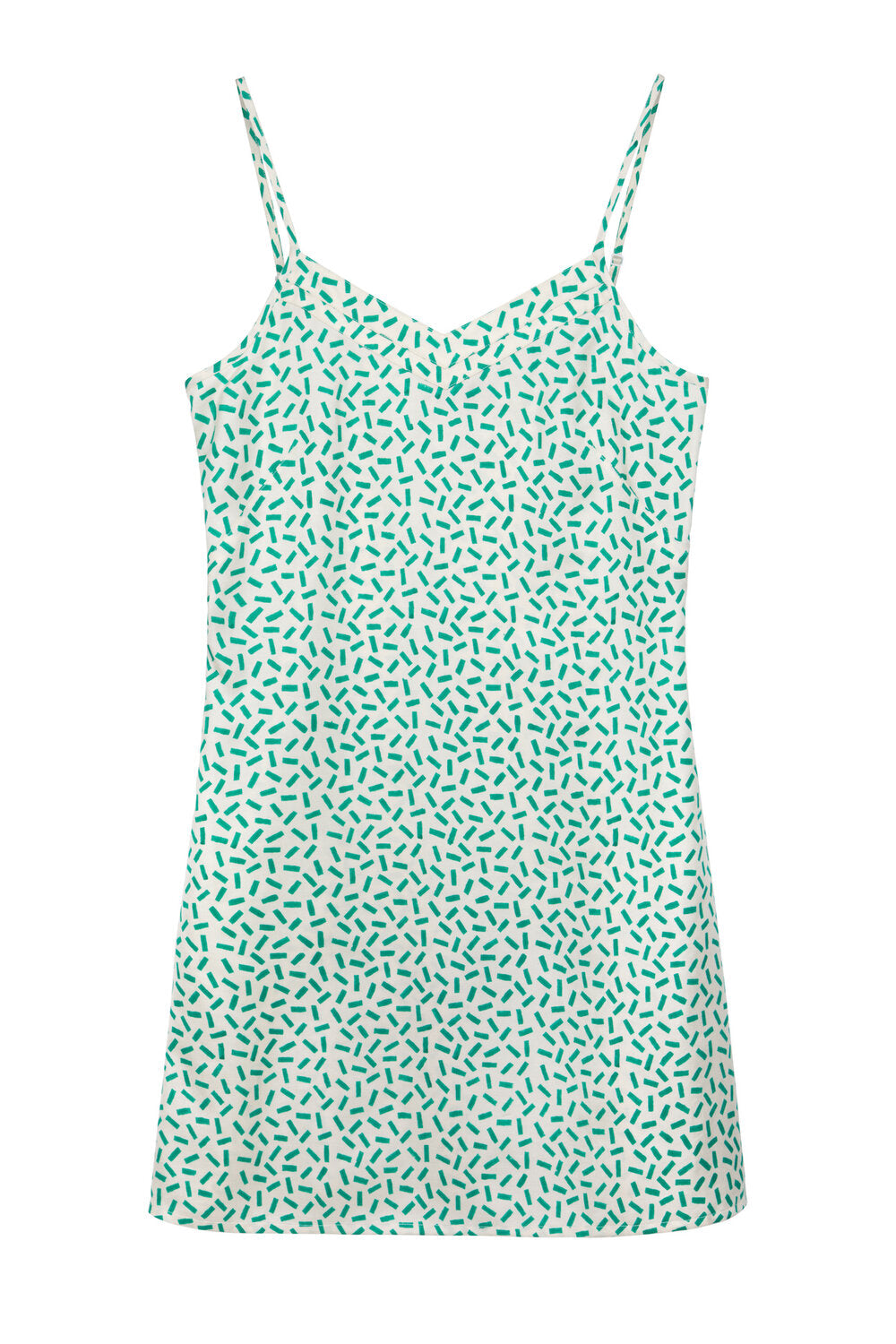 Mulberry Silk Nightdress Slip - Andaman Green