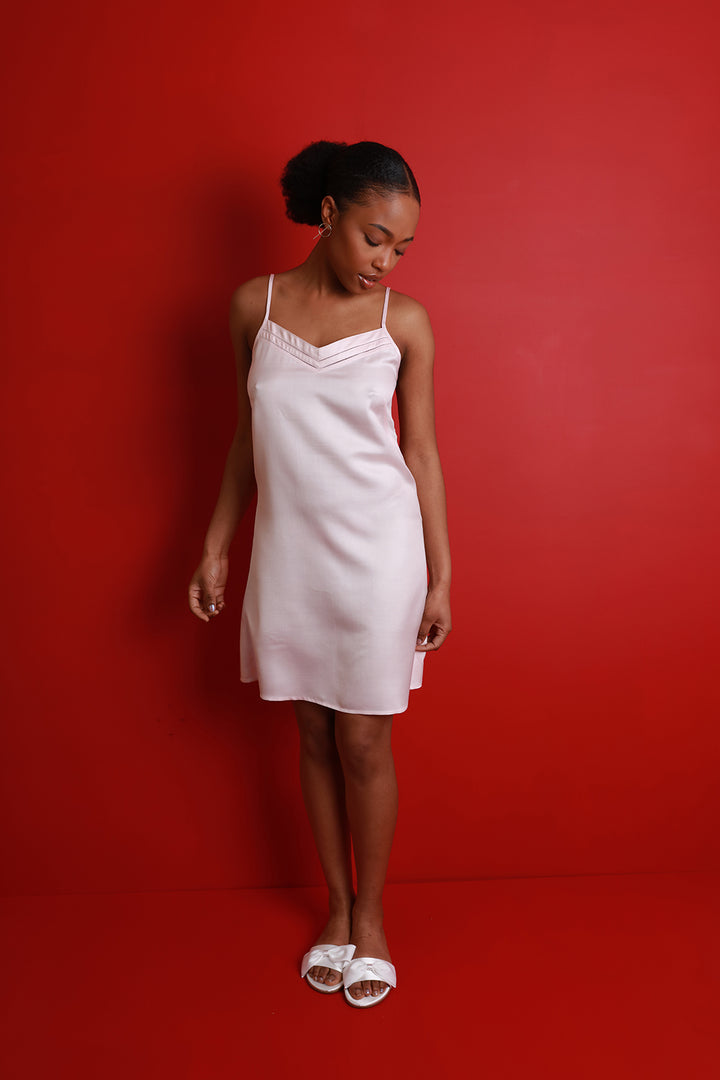 Mulberry Silk Nightdress - Chennai Pink Sample Sale
