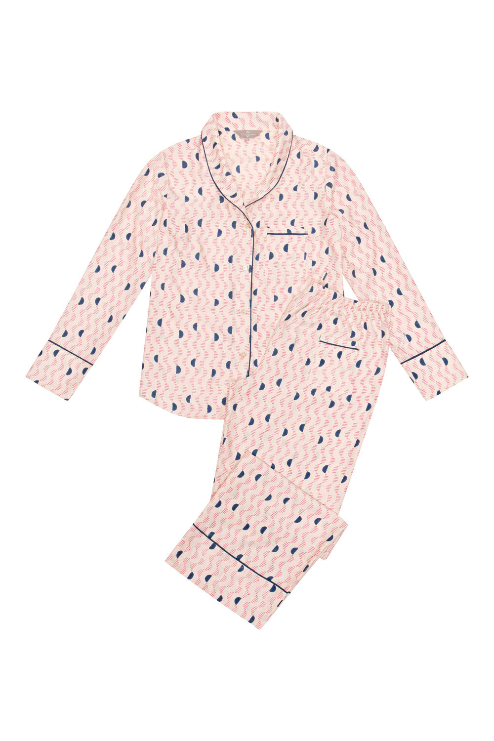Mulberry Silk Pyjamas - Kochi Pink