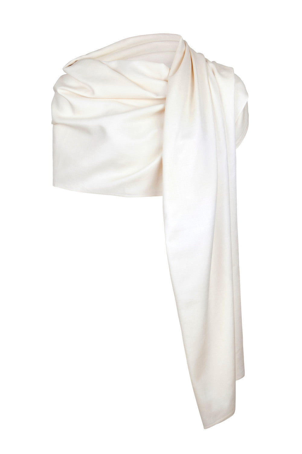 Mulberry Silk Wrap - Ivory (Natural)-2